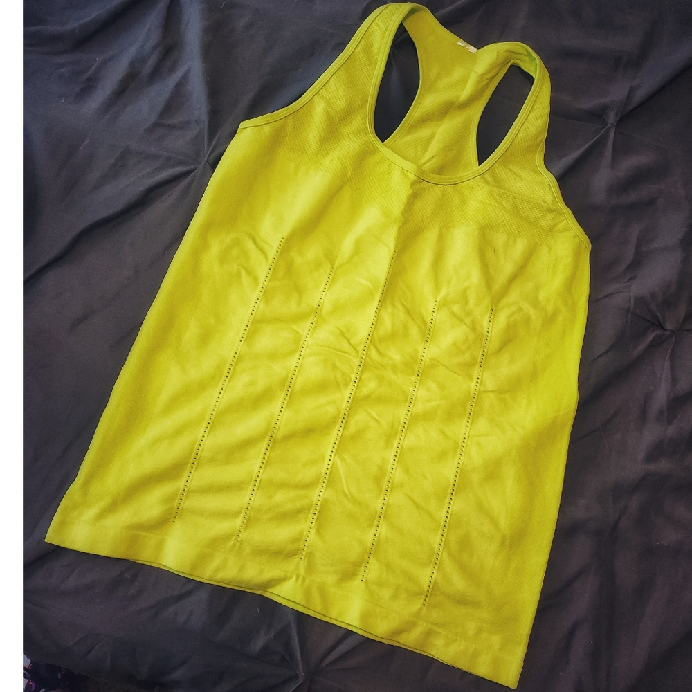 Fabletics Bright Yellow Tank Top - Picture 2 of 2